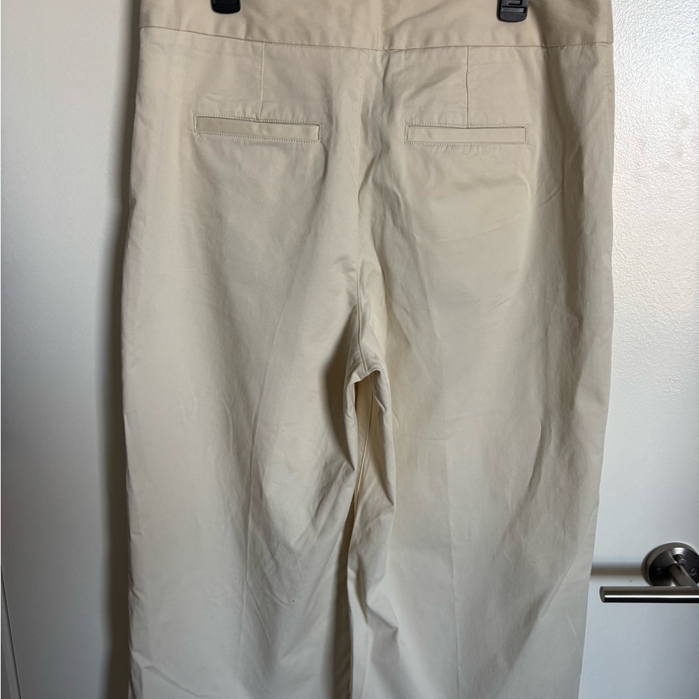 Cream GAP Wide-Leg Pants - Picture 3 of 5